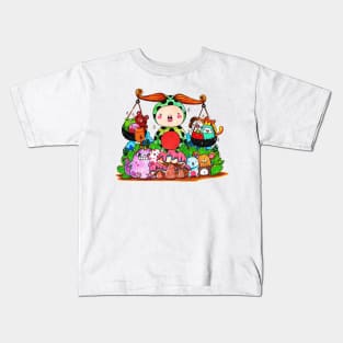 Zodiac LIBRA Doodle Art Series Kids T-Shirt